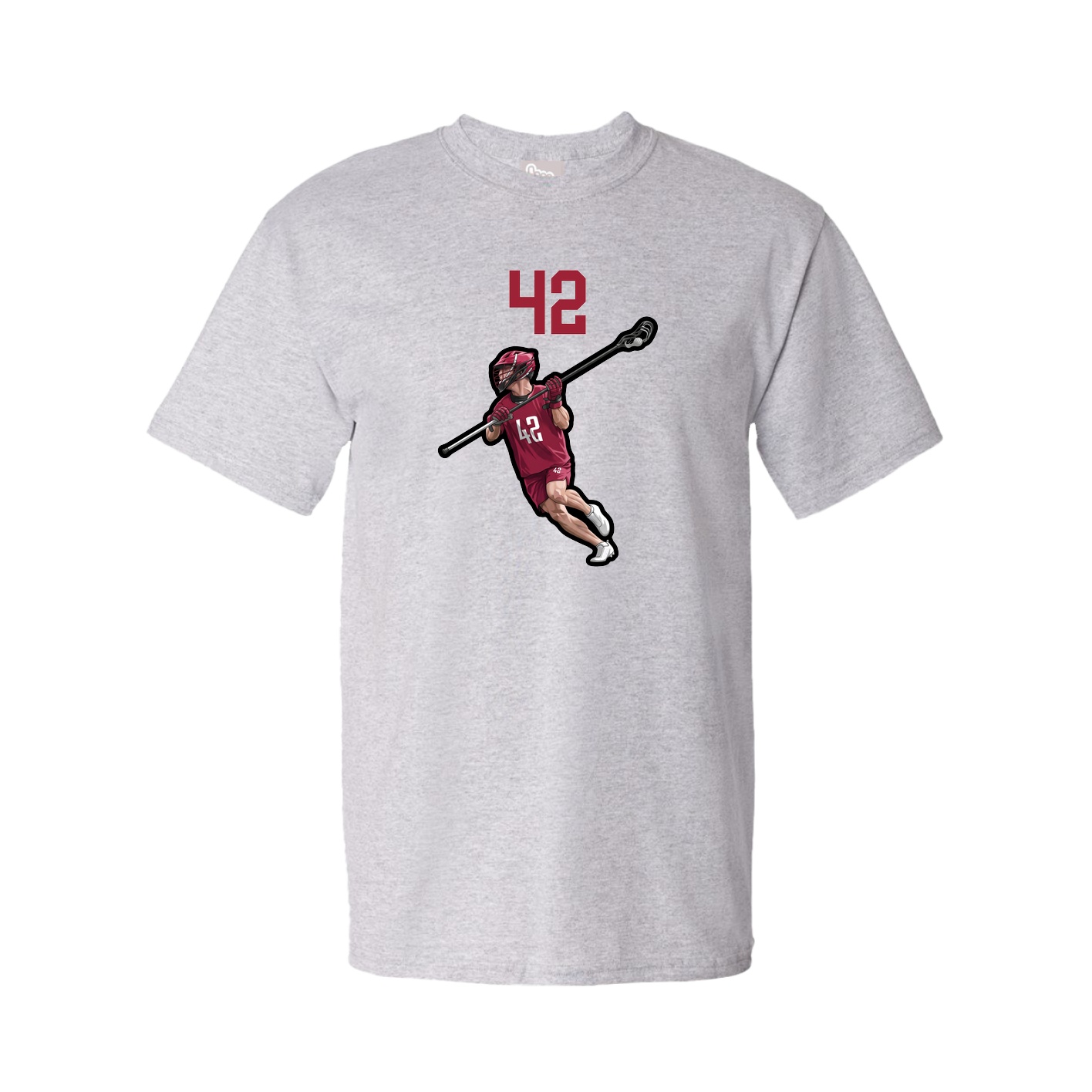 Tee — Number Top in Grey