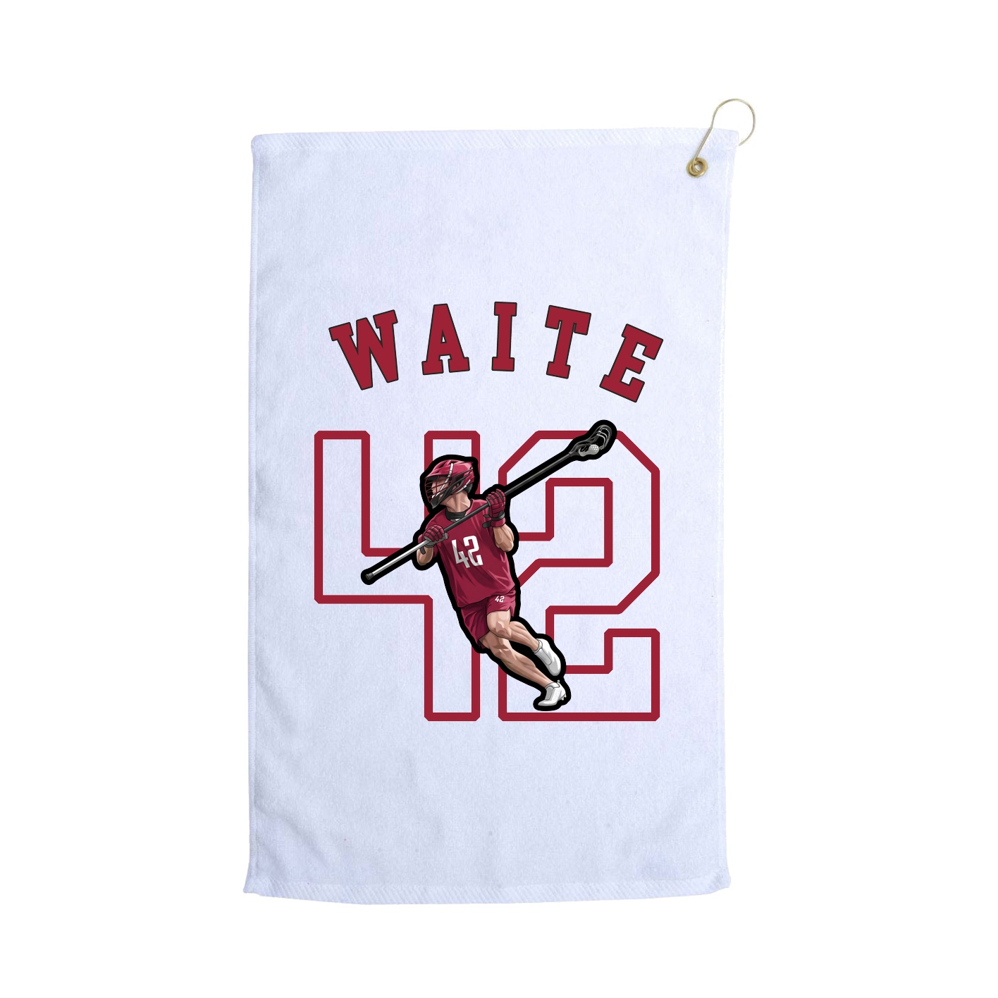 Golf Towel — Shirsey Arch in White