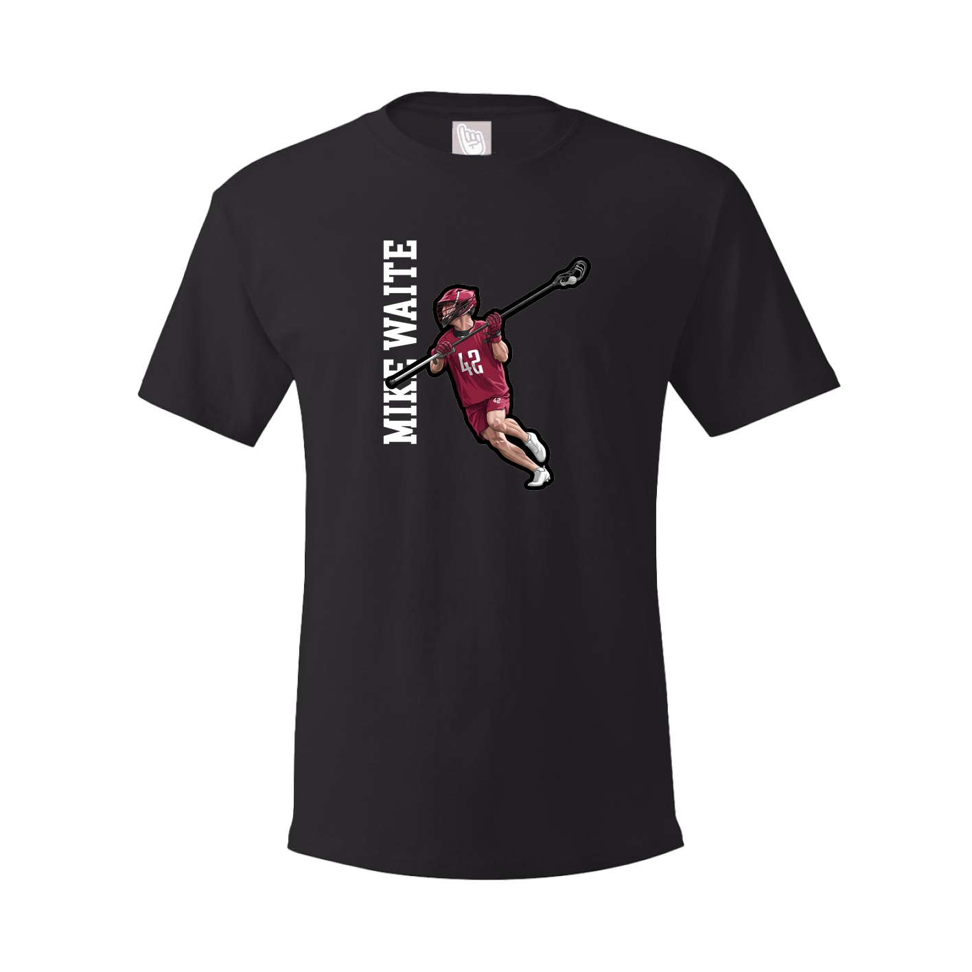 Tee — Name Vertical in Black