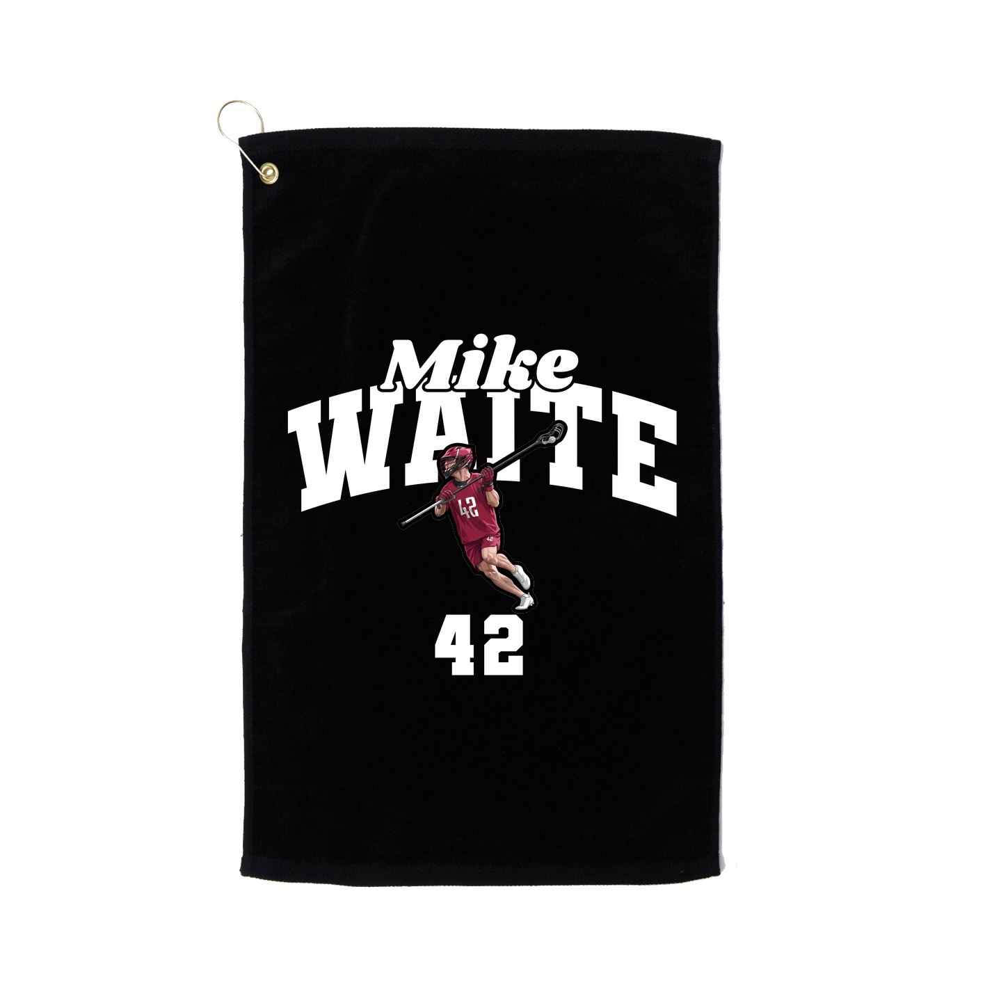 Golf Towel — Signature Arch in Black