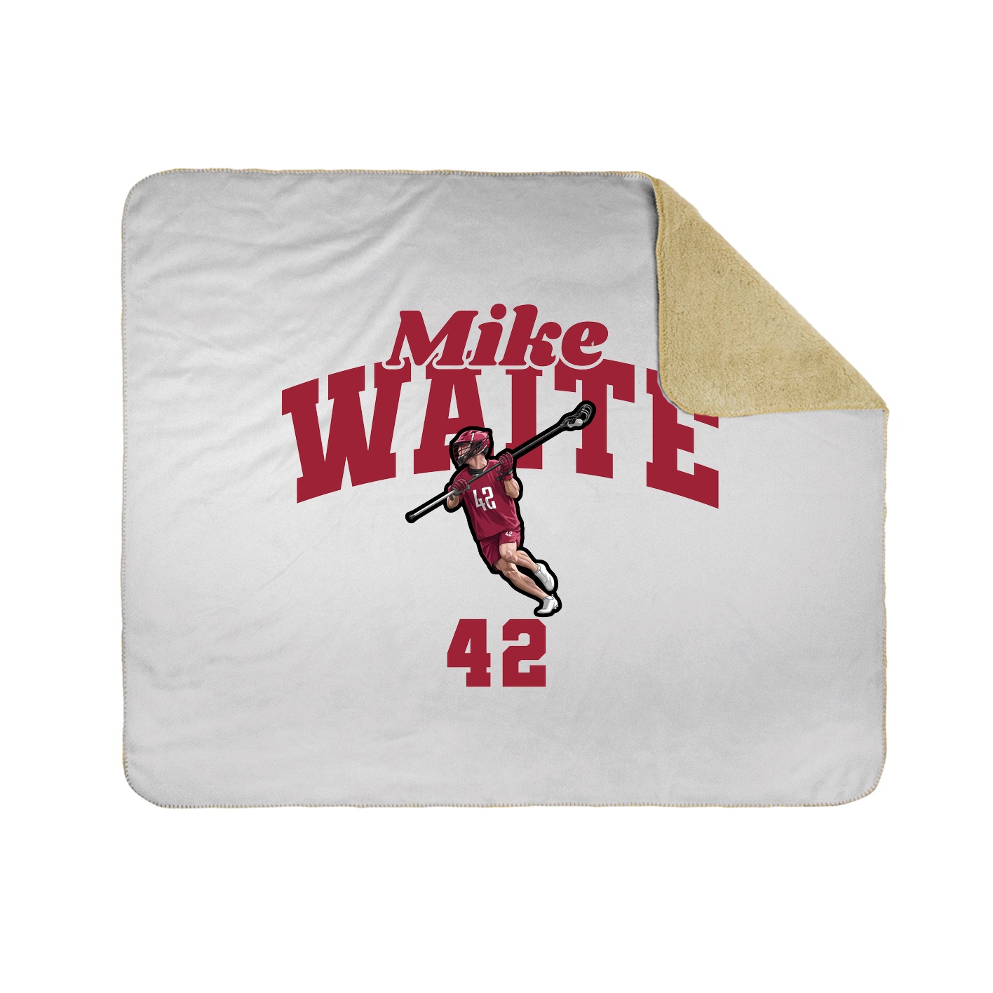 Throw Blanket — Signature Arch in White
