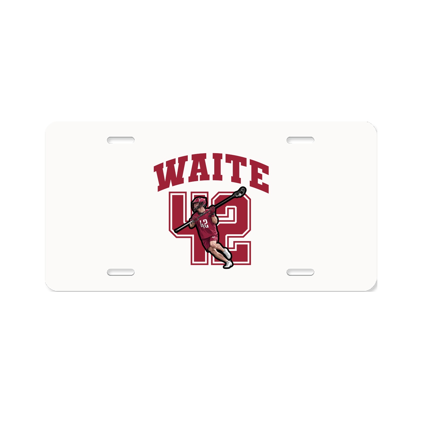 License Plate — Number in Classic
