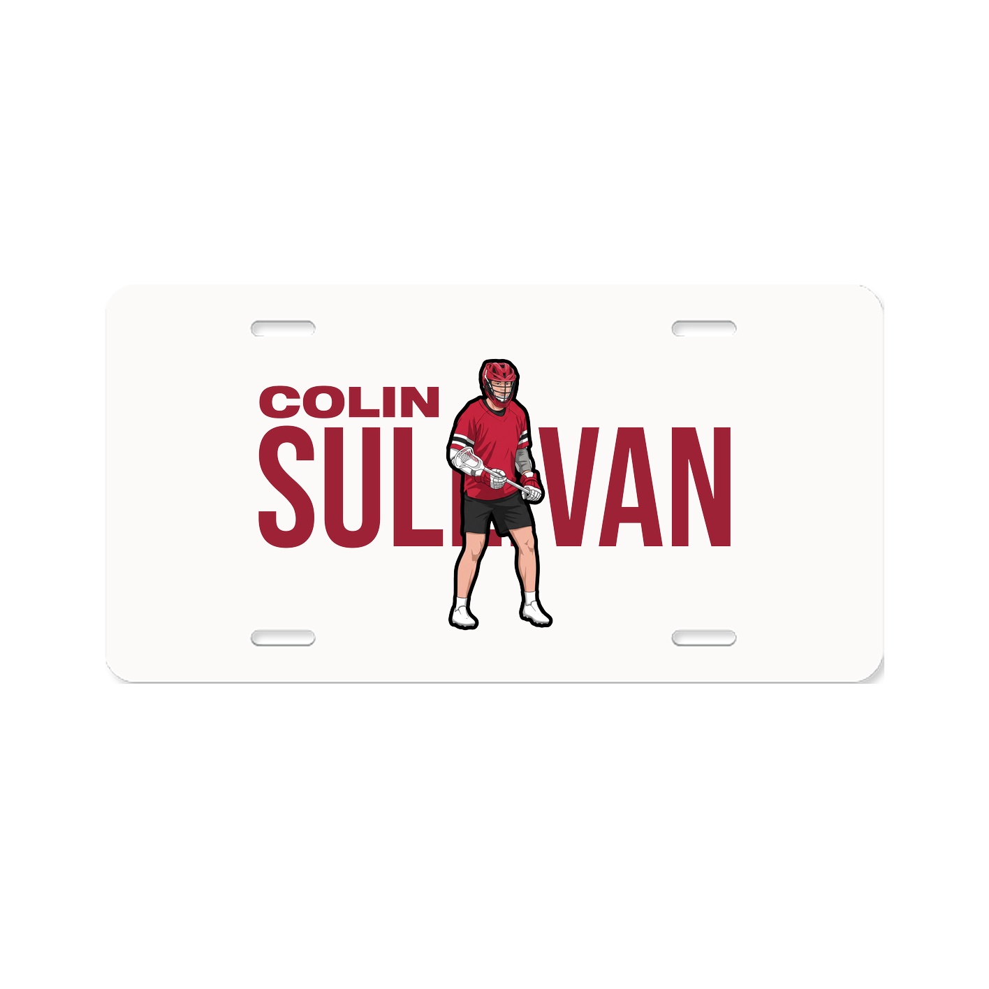 License Plate — Player Name in Classic