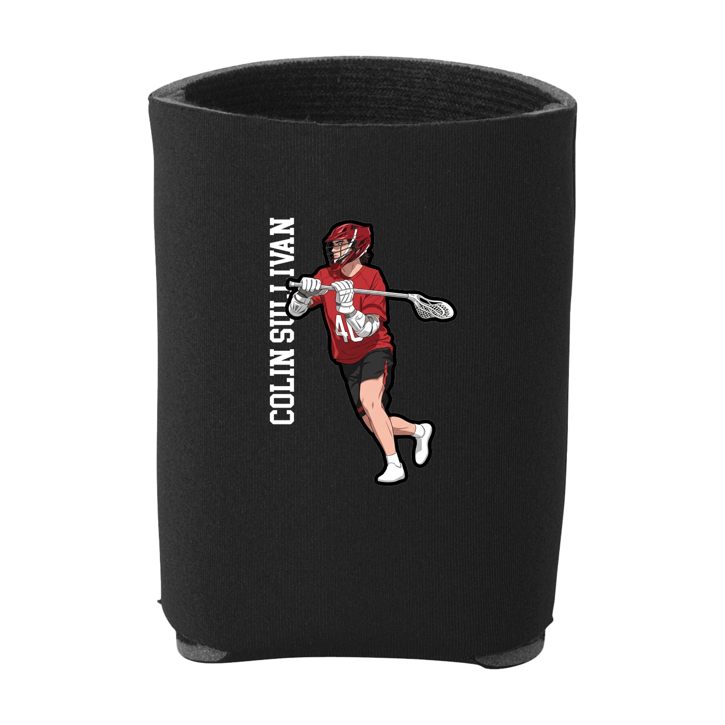 Can Holder — Name Vertical in Black