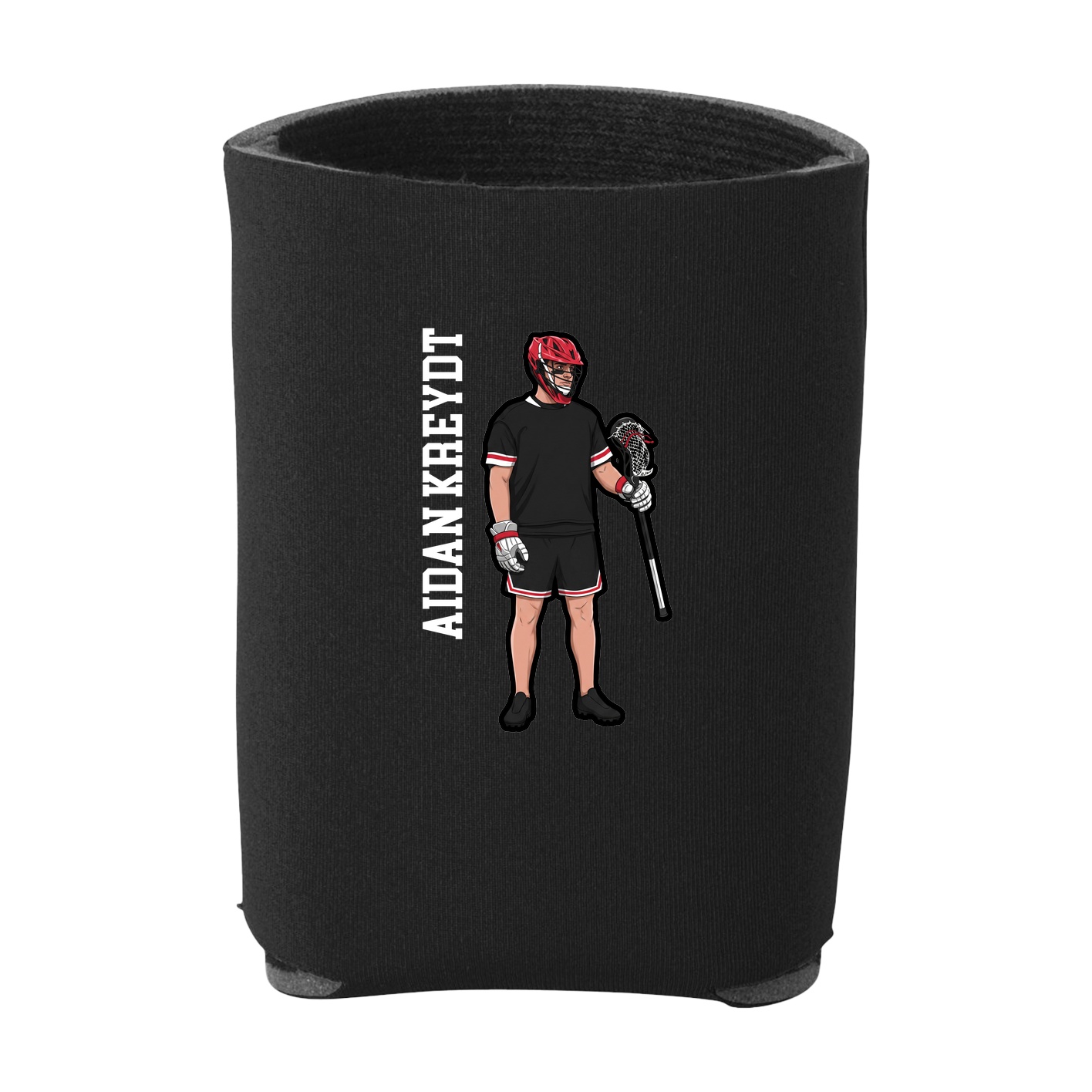 Can Holder — Name Vertical in Black