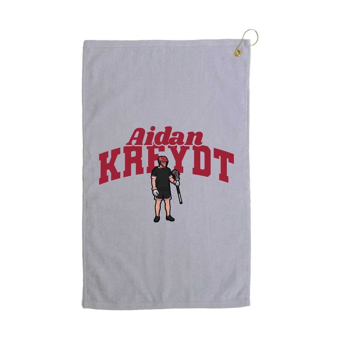 Golf Towel — Signature Arch in Grey