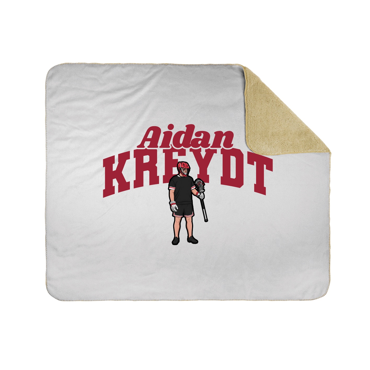 Throw Blanket — Signature Arch in White