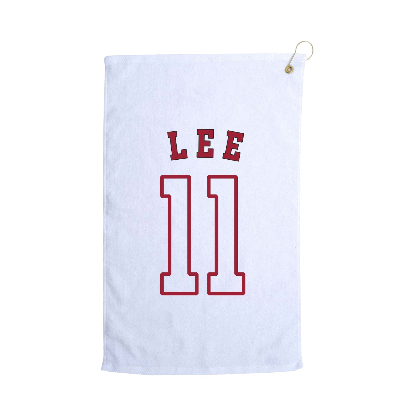 Golf Towel — Shirsey Arch in White