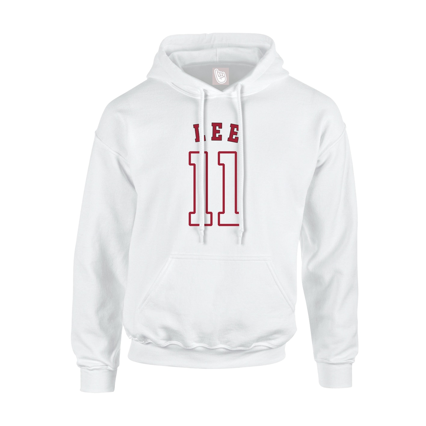 Youth Hoodie — Shirsey Arch in White