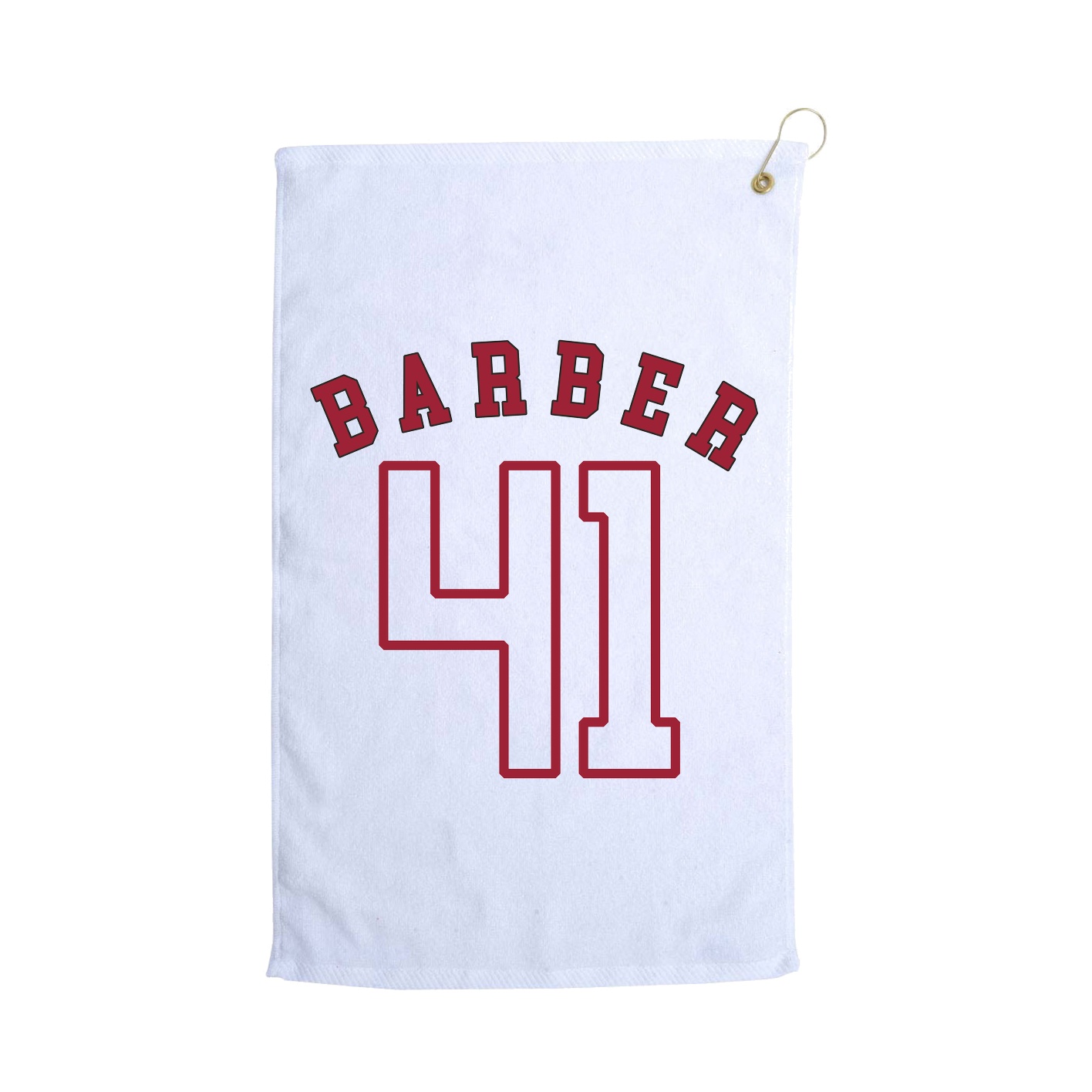 Golf Towel — Shirsey Arch in White
