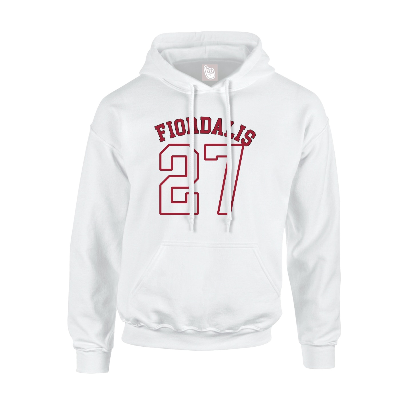 Youth Hoodie — Shirsey Arch in White