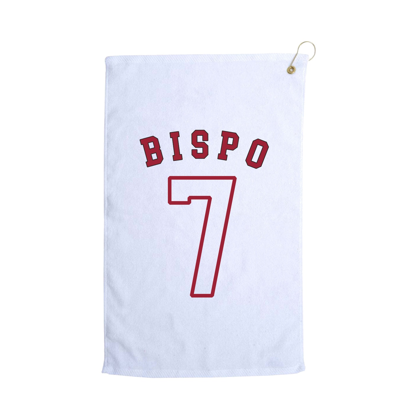 Golf Towel — Shirsey Arch in White