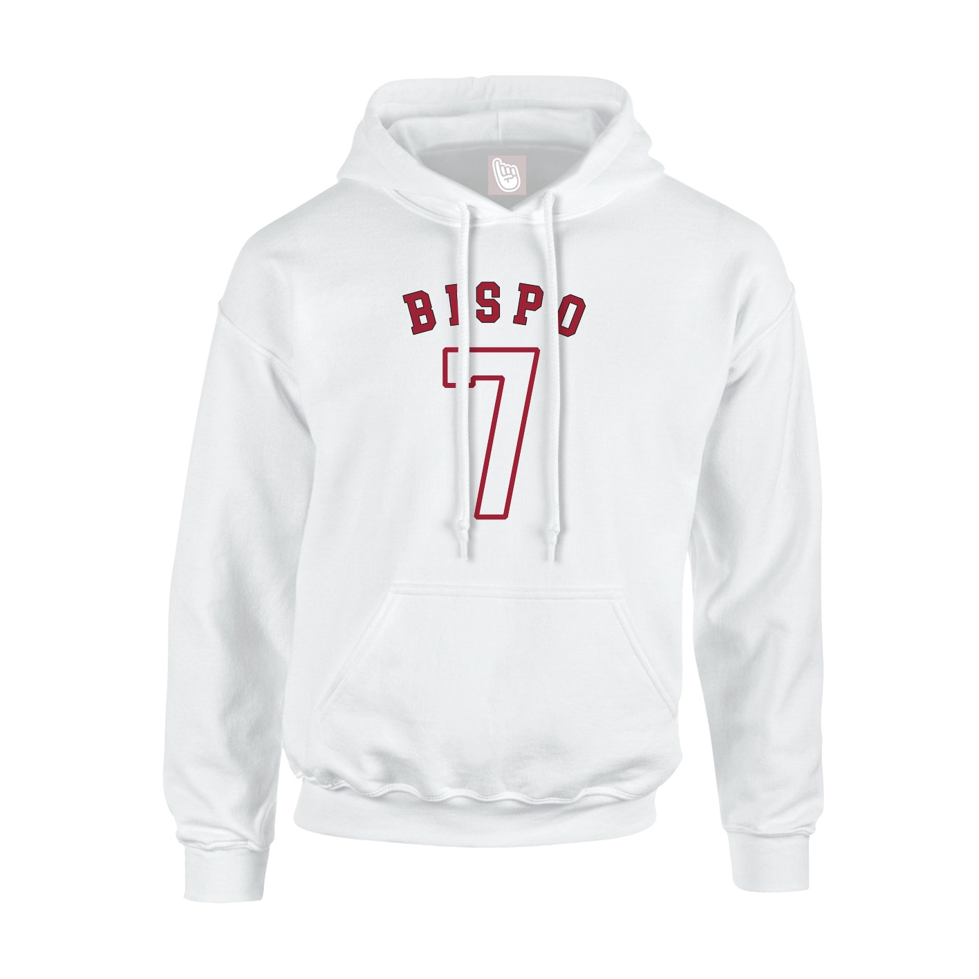 Youth Hoodie — Shirsey Arch in White