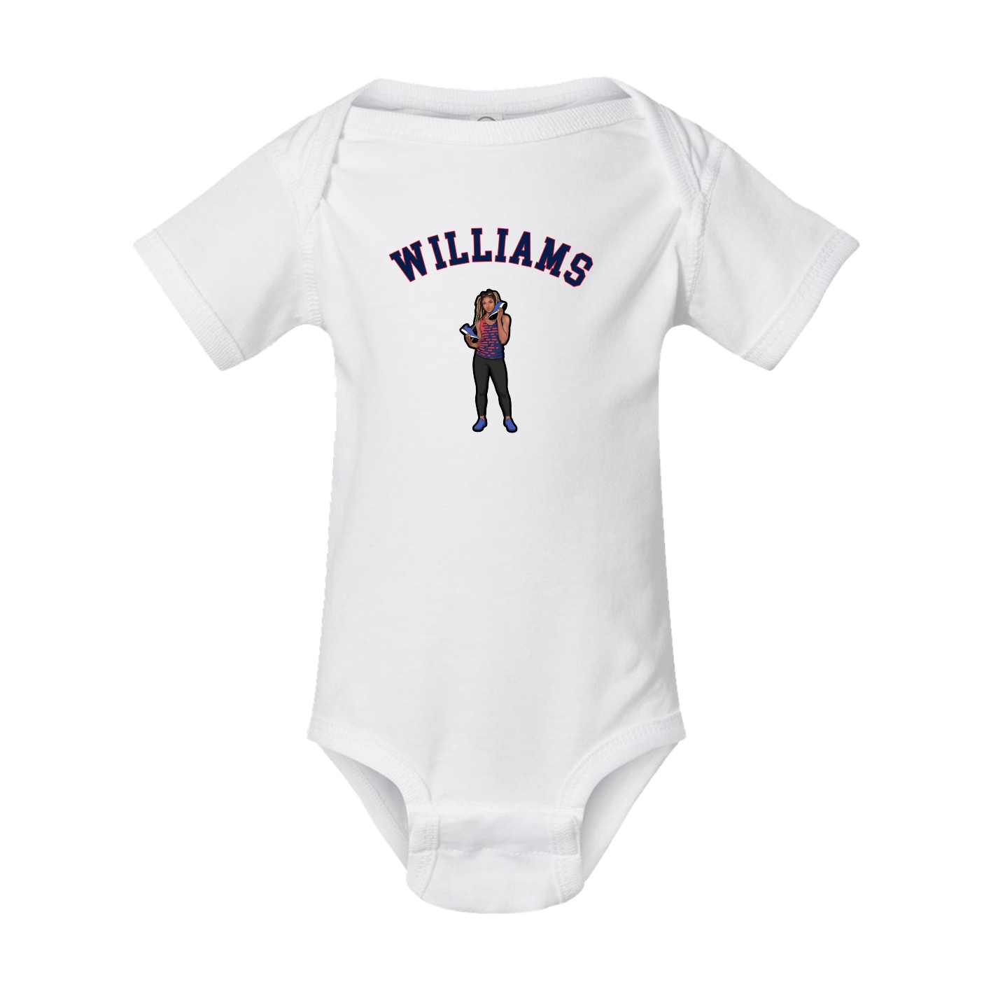 Baby Onesie — Shirsey Arch in White