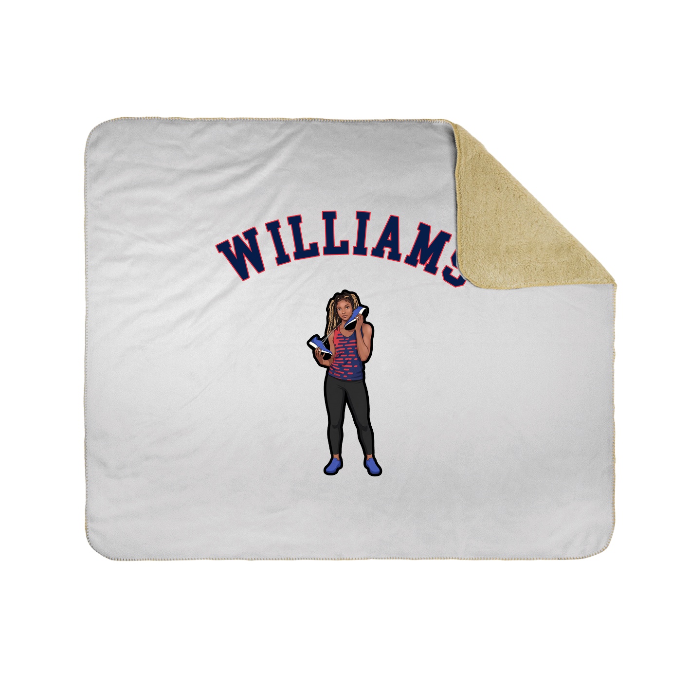 Throw Blanket — Shirsey Arch in White