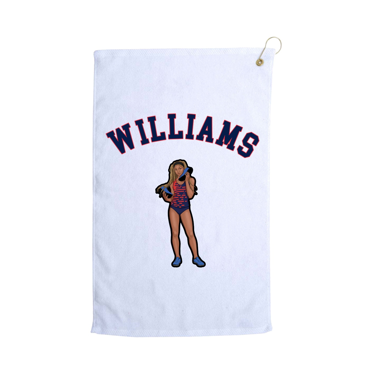 Golf Towel — Shirsey Arch in White