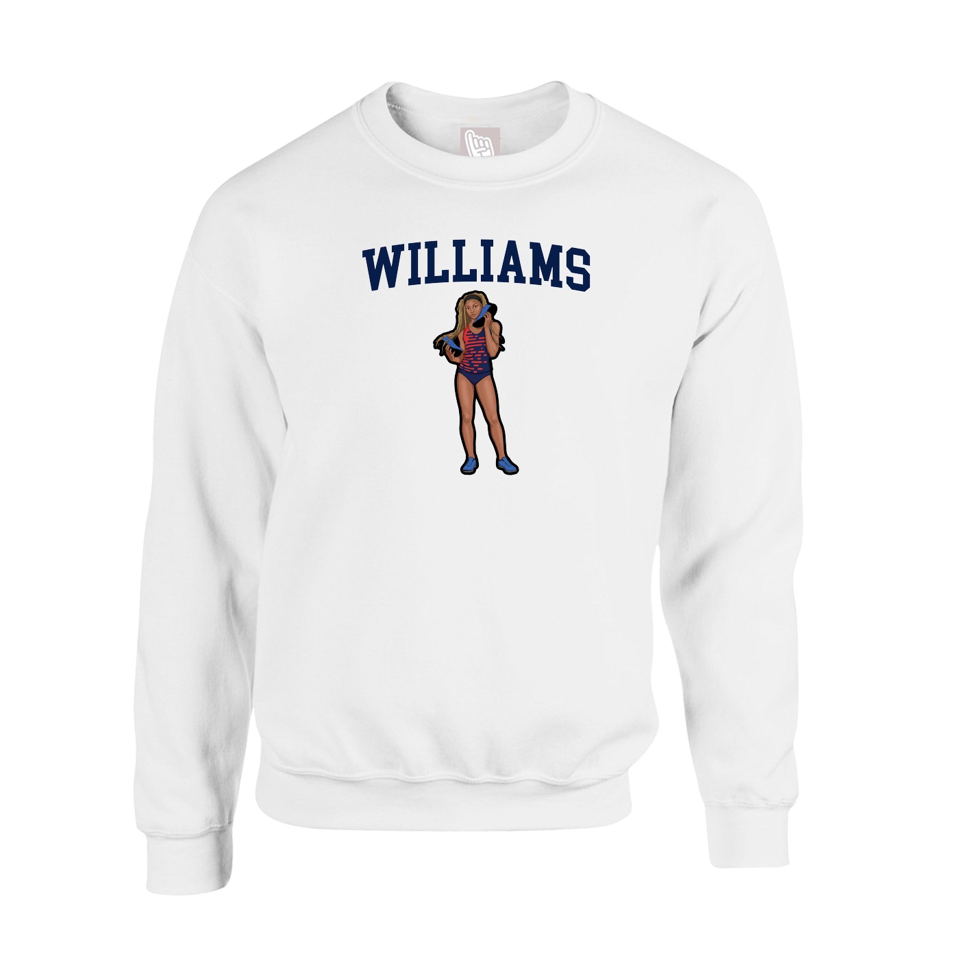 Fleece Crew — Shirsey in White