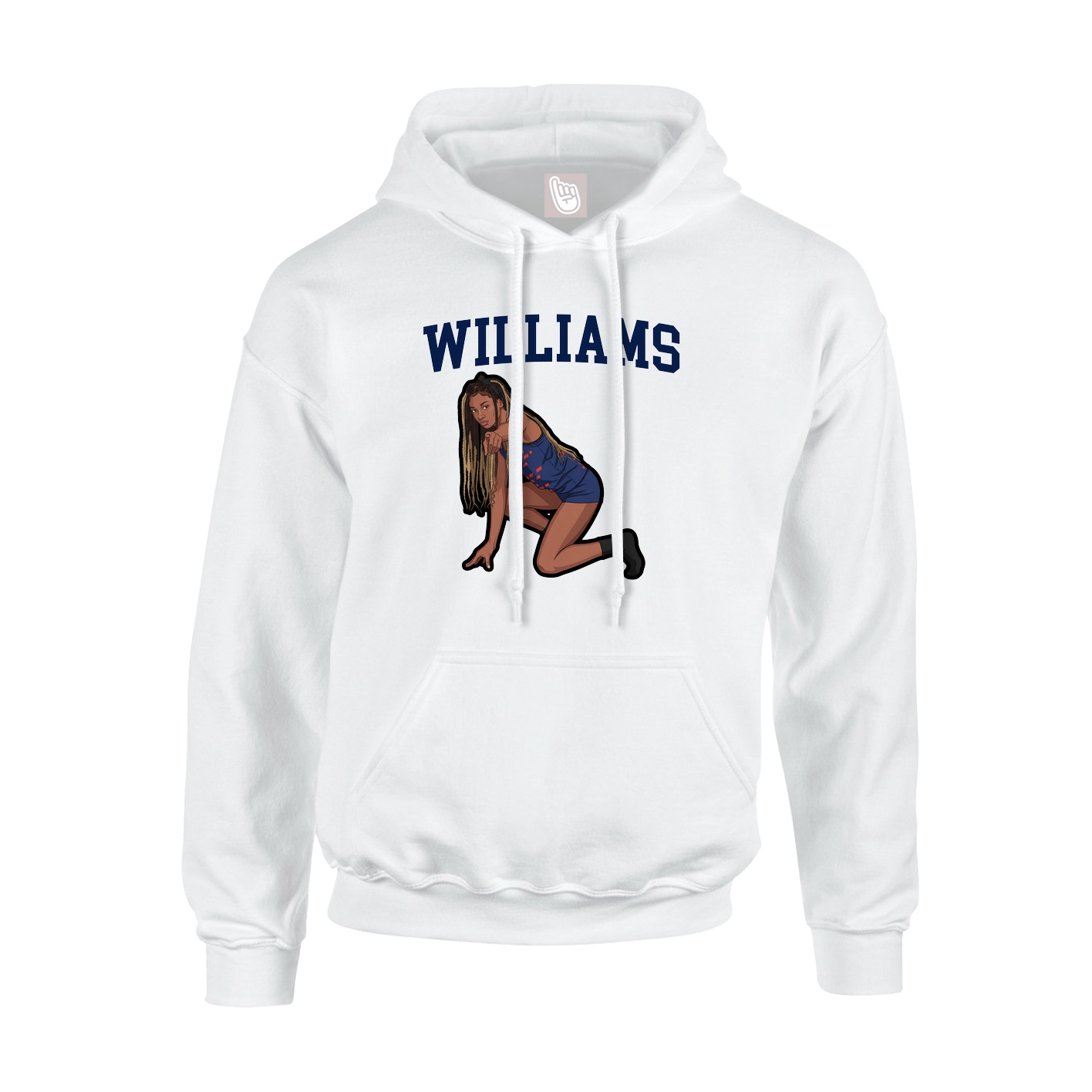 Hoodie — Shirsey in White