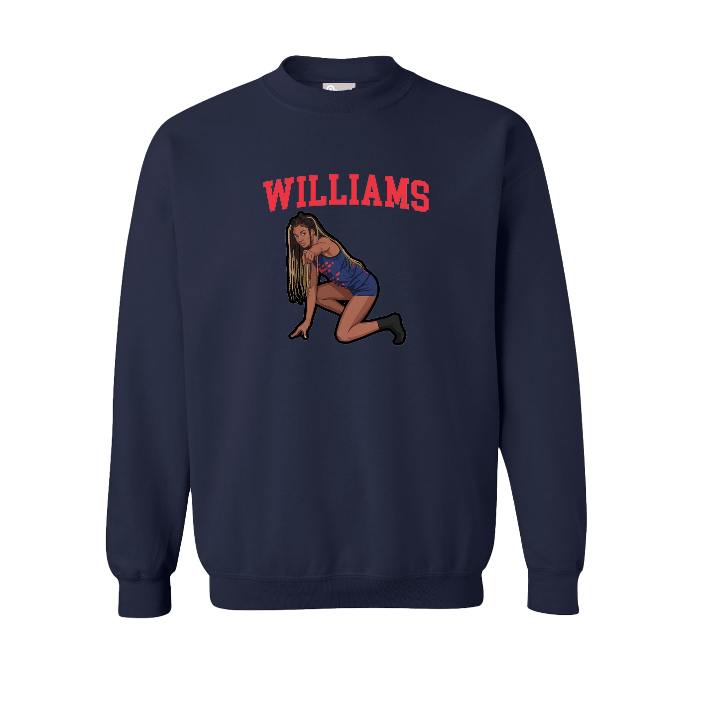 Fleece Crew — Shirsey in Navy