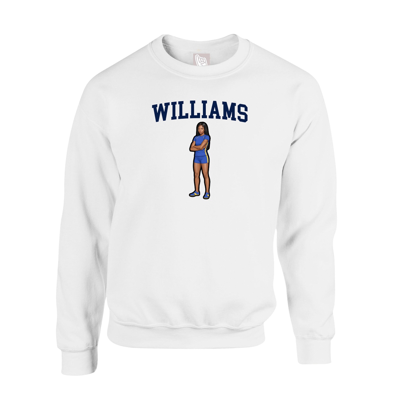 Fleece Crew — Shirsey in White