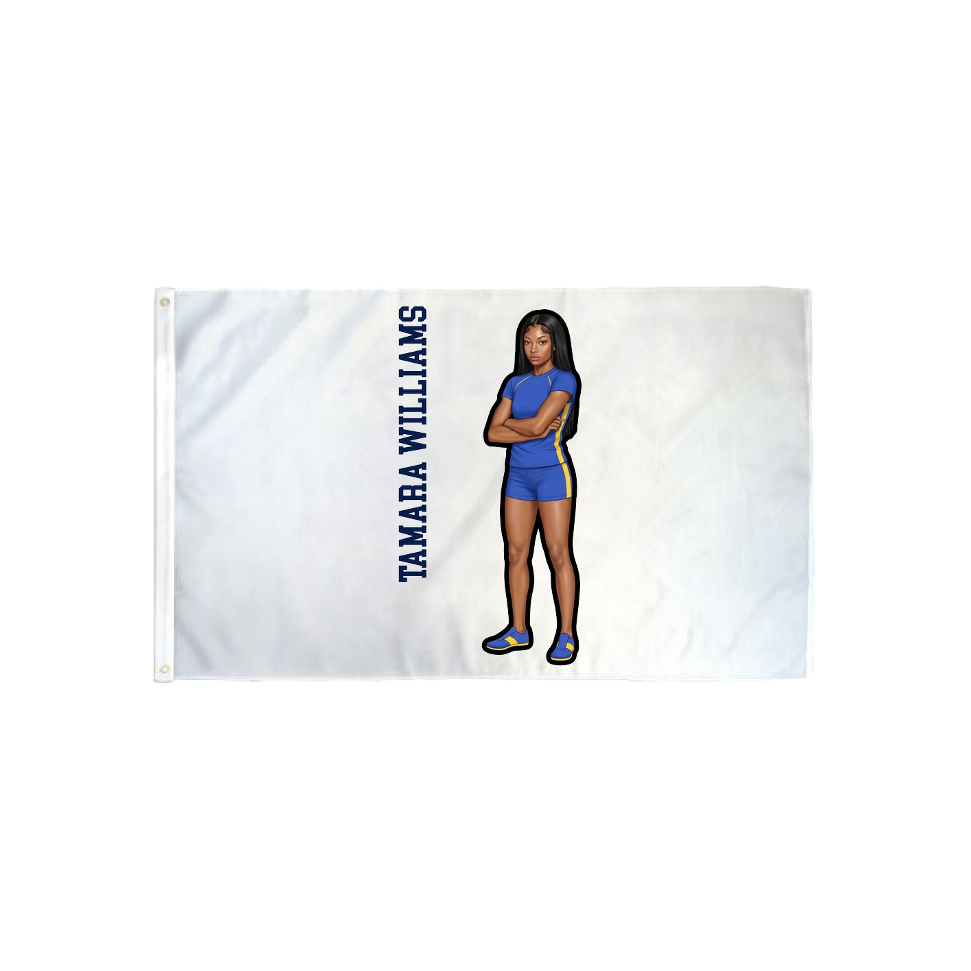 3x5 Flag — Name Vertical in Classic