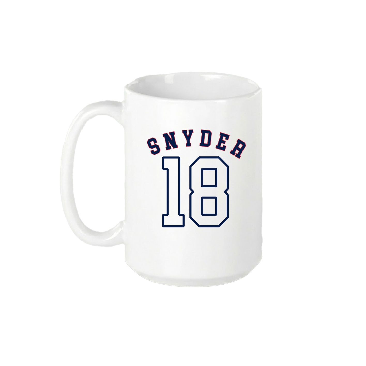 15oz Coffee Mug — Shirsey Arch in White