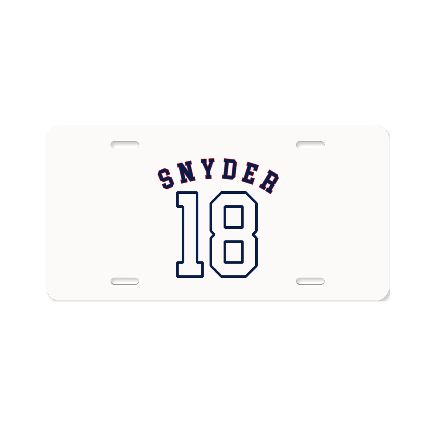 License Plate — Shirsey Arch in Classic