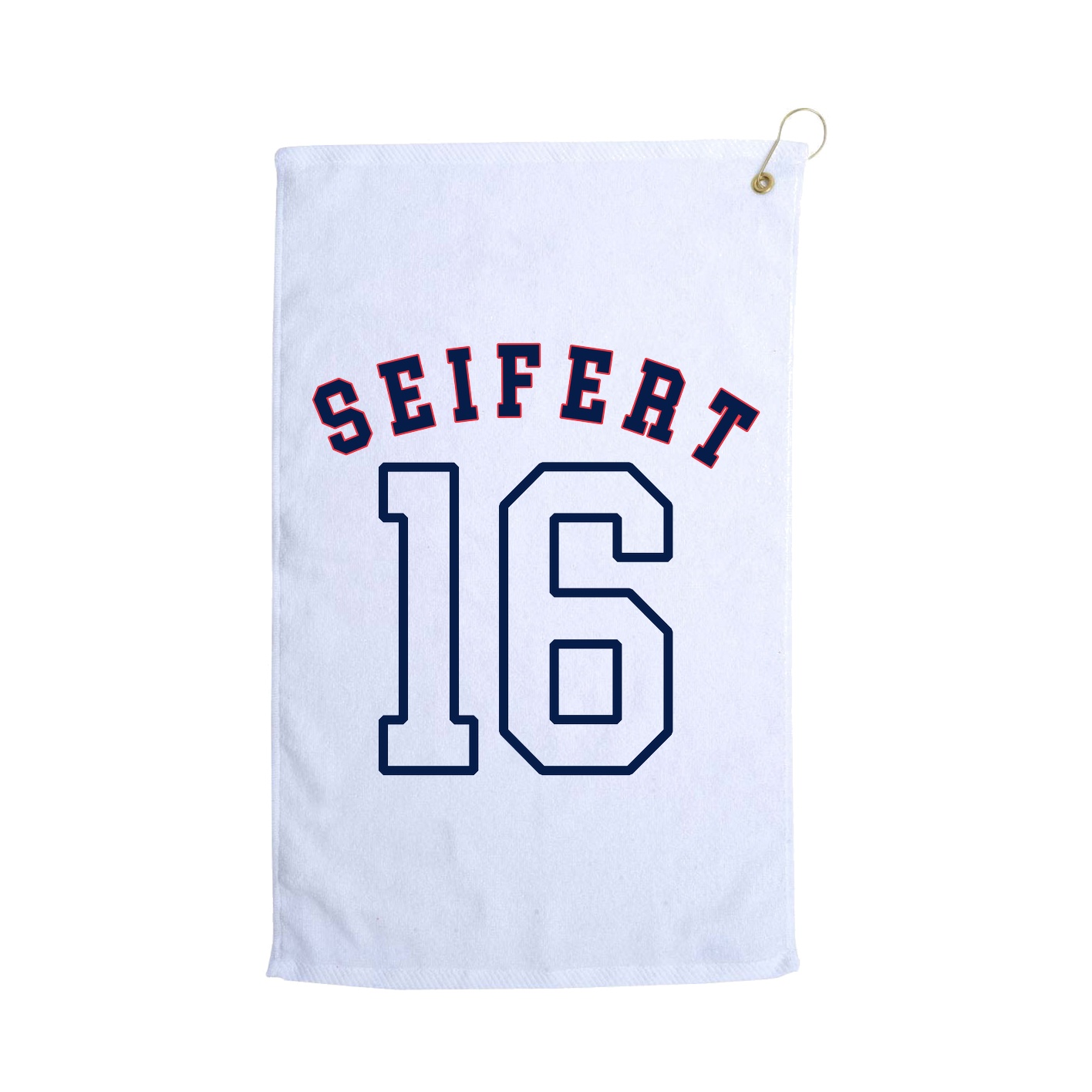 Golf Towel — Shirsey Arch in White