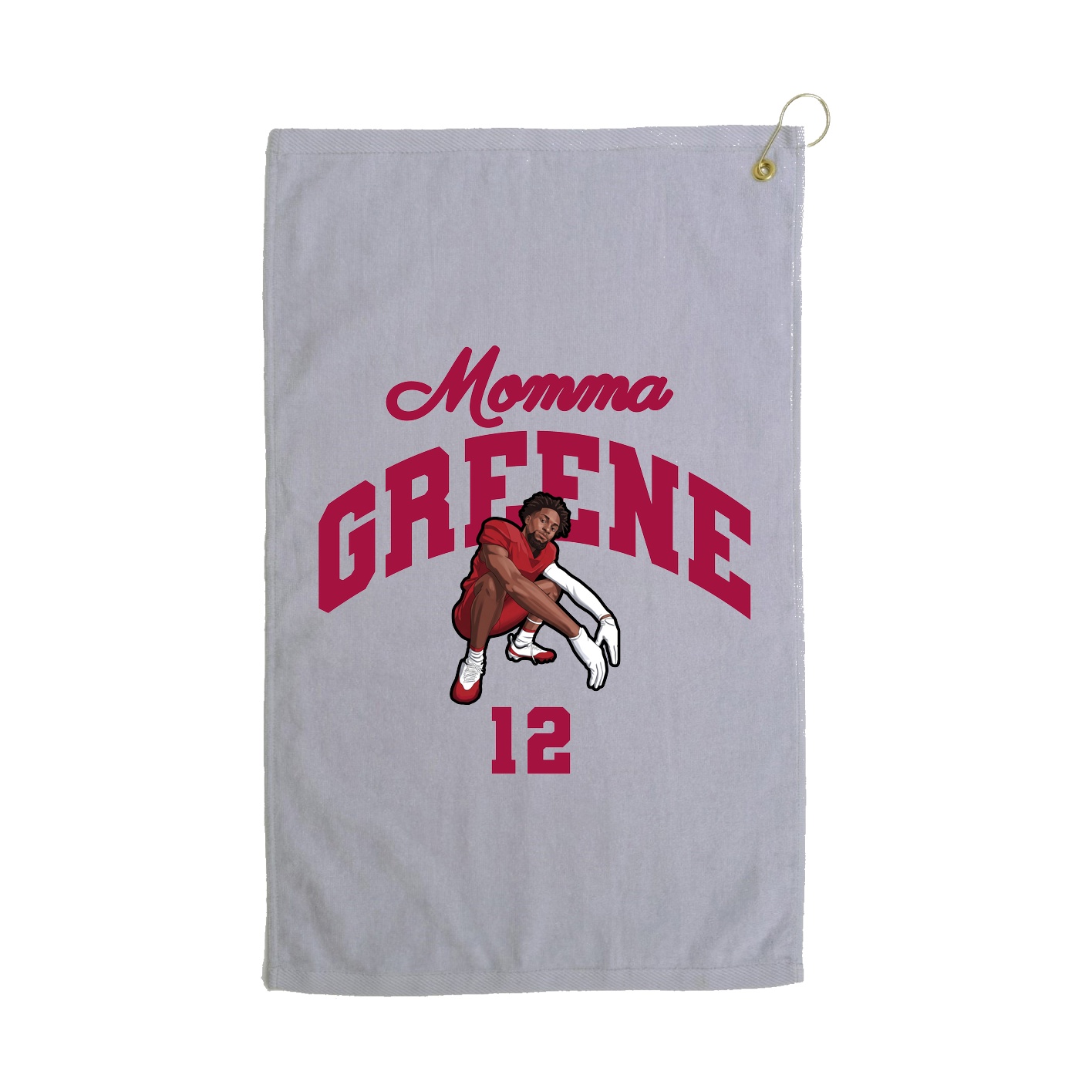 Golf Towel — Mothers Day Arch in Grey