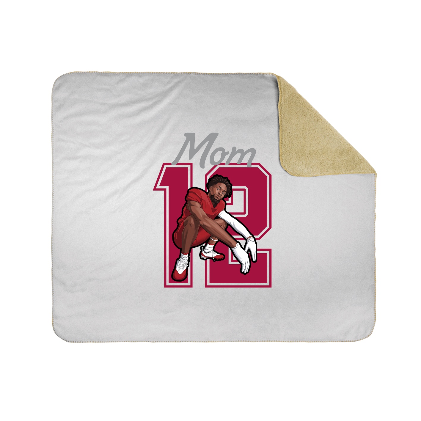 Throw Blanket — Mothers Day Shirsey in White