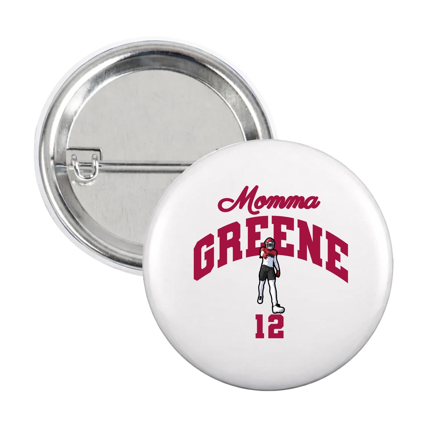 Game Day Button — Mothers Day Arch in White