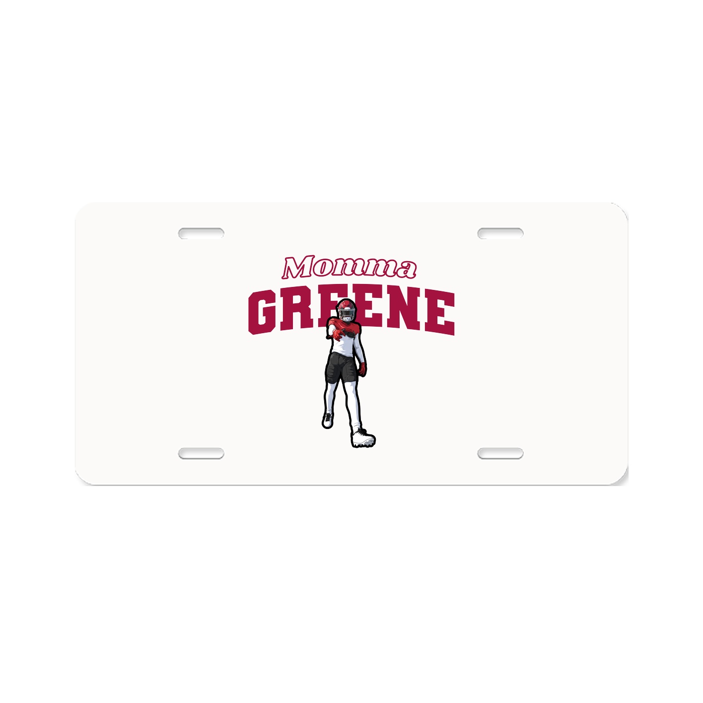 License Plate — Mothers Day Block in Classic