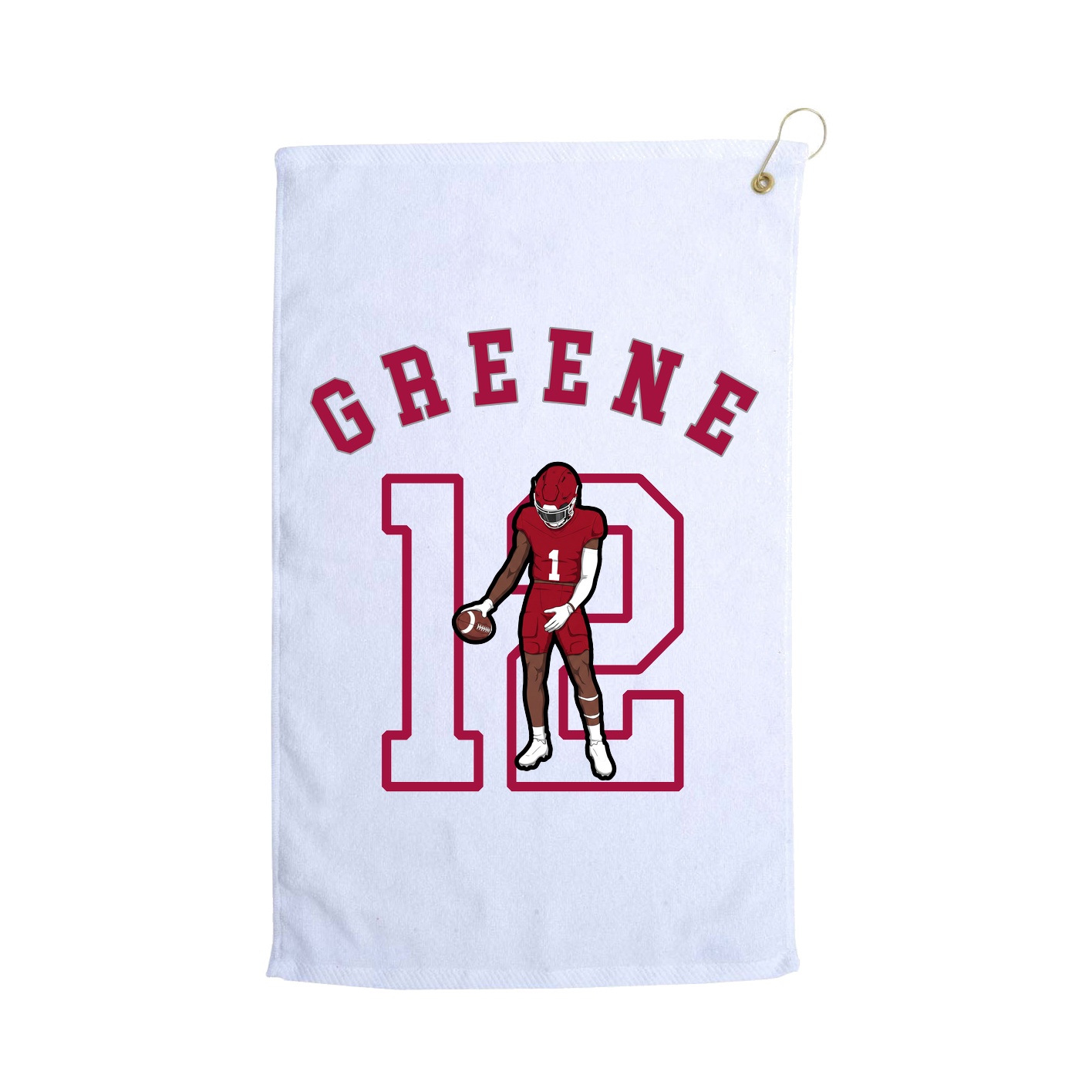 Golf Towel — Shirsey Arch in White