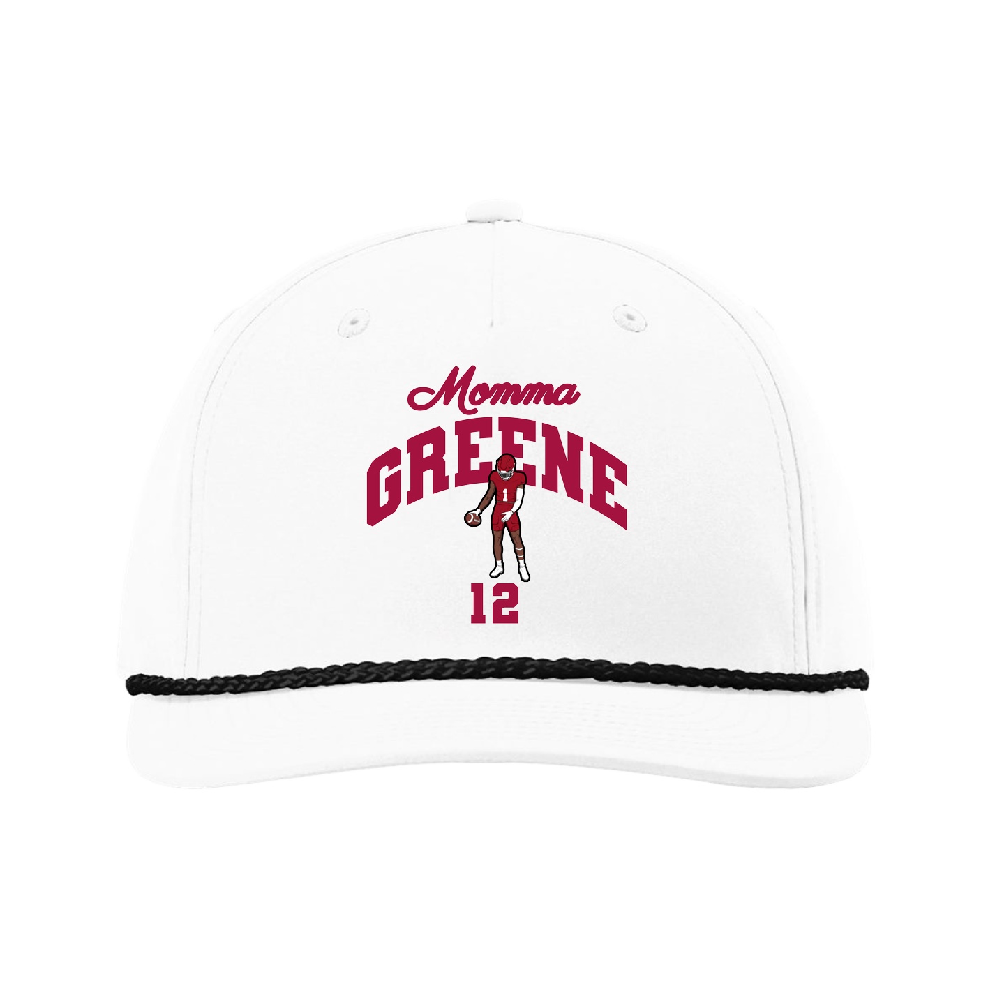 Five-Panel Classic Rope Cap — Mothers Day Arch in White