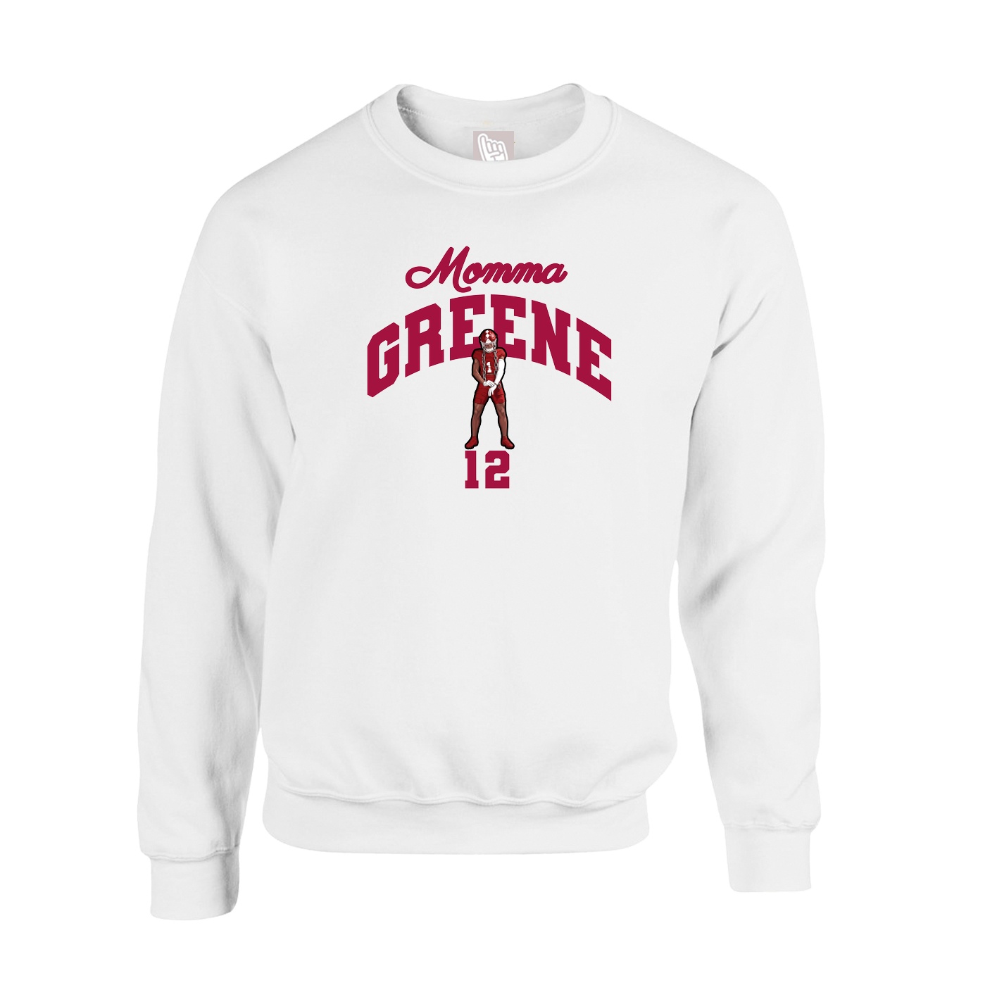 Fleece Crew — Mothers Day Arch in White