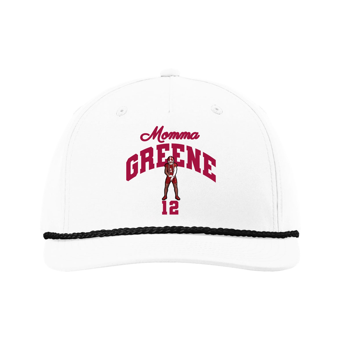 Five-Panel Classic Rope Cap — Mothers Day Arch in White