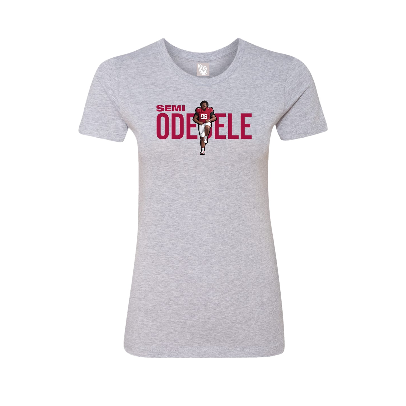 Womens Tee — Player Name in Grey
