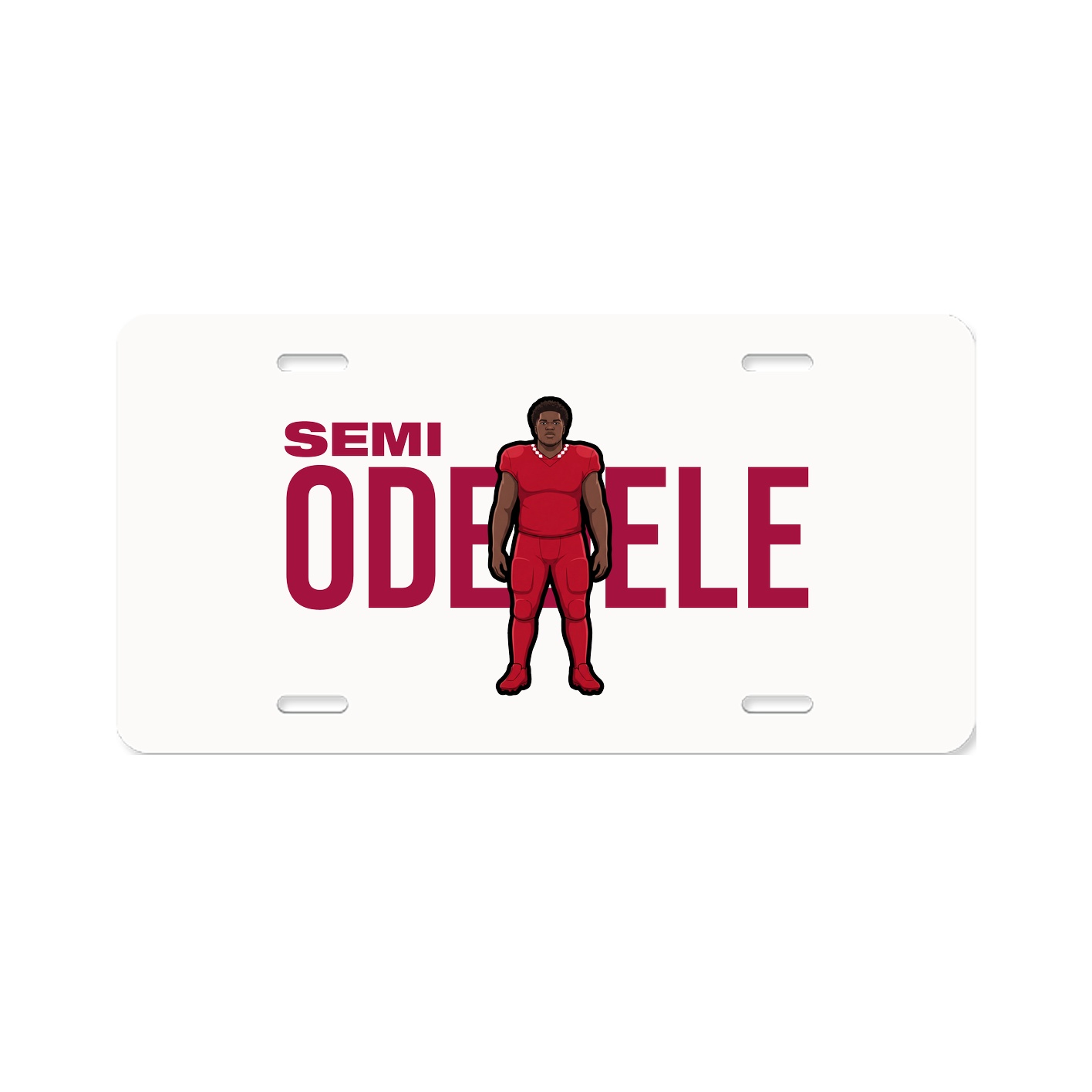 License Plate — Player Name in Classic