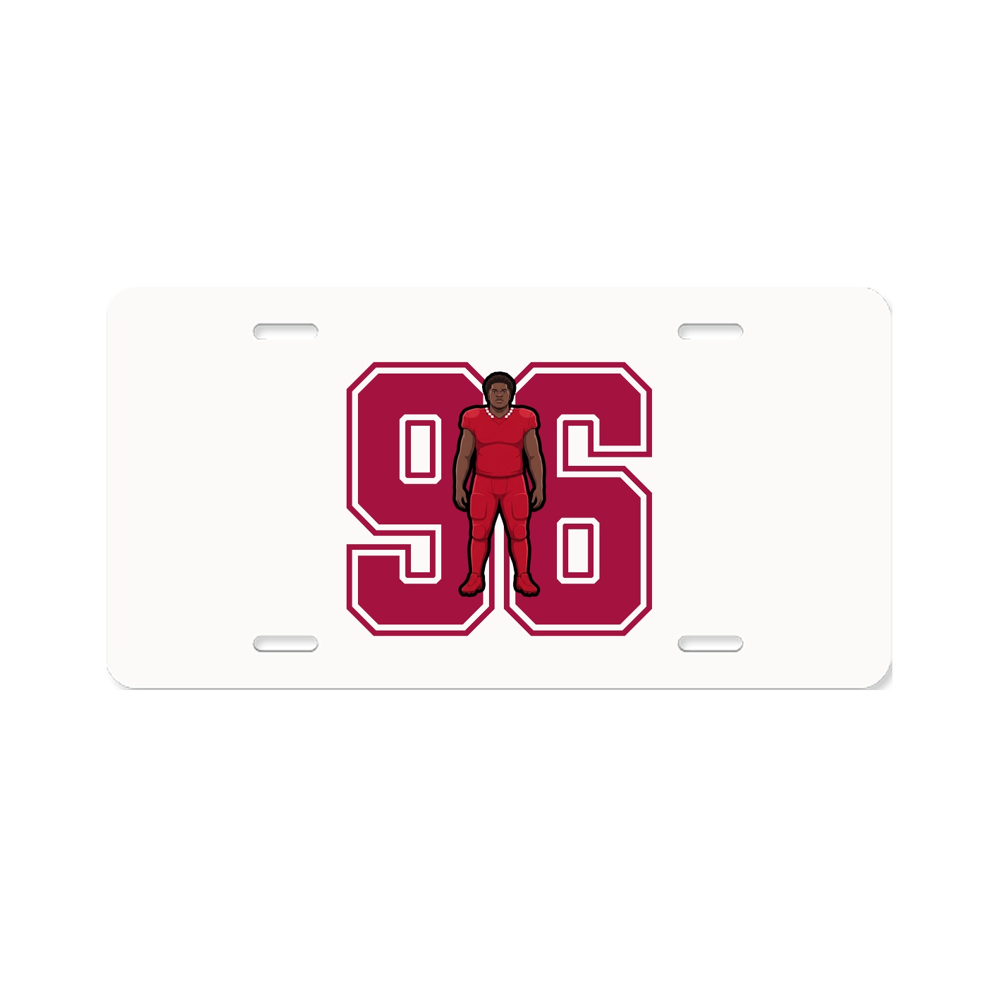 License Plate — Number in Classic