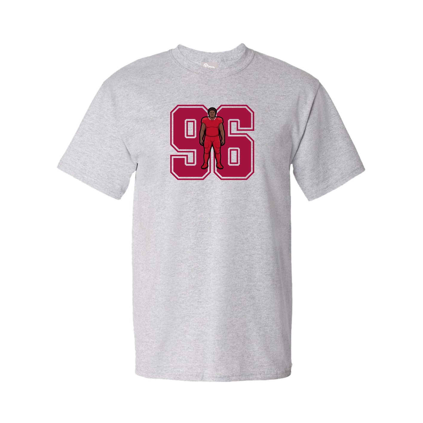 Youth Tee — Number in Grey