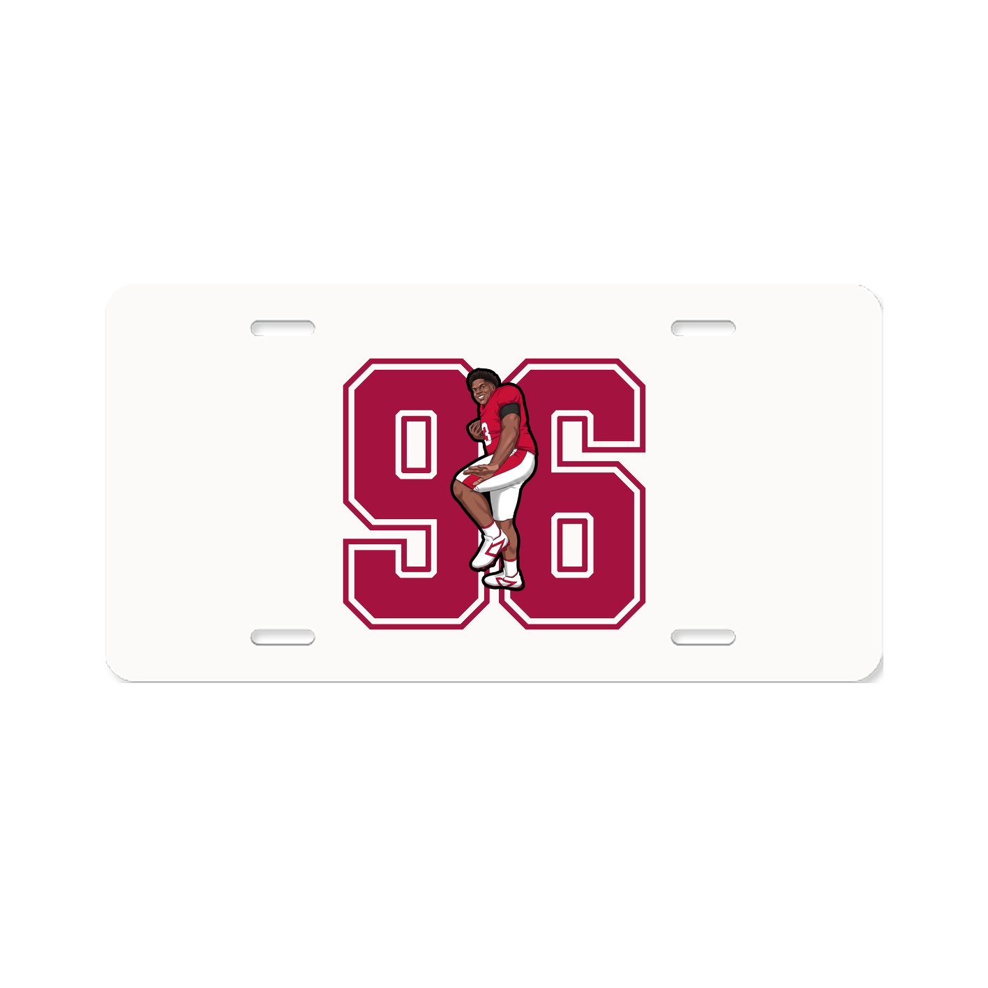 License Plate — Number in Classic