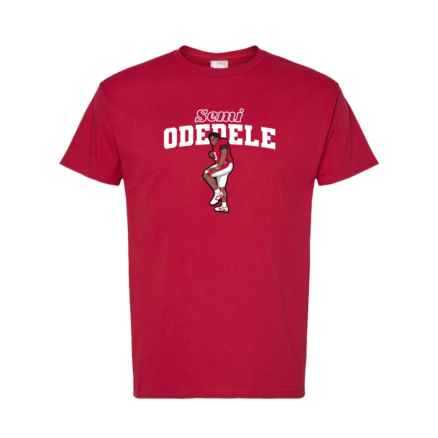 Tee — Name Arch in Crimson
