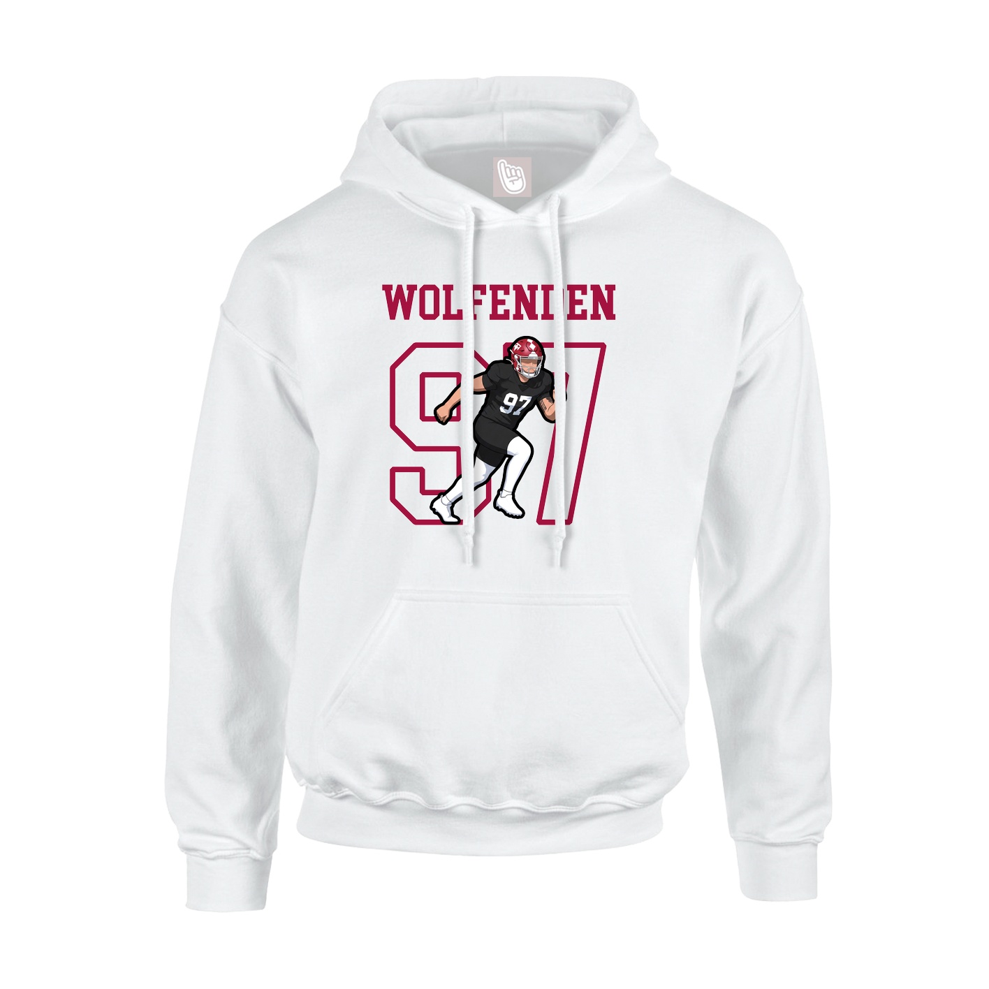 Hoodie — Shirsey in White
