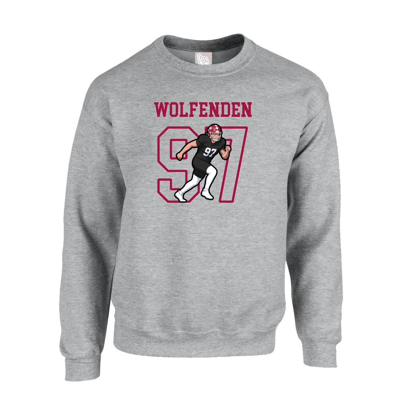 Fleece Crew — Shirsey in Grey