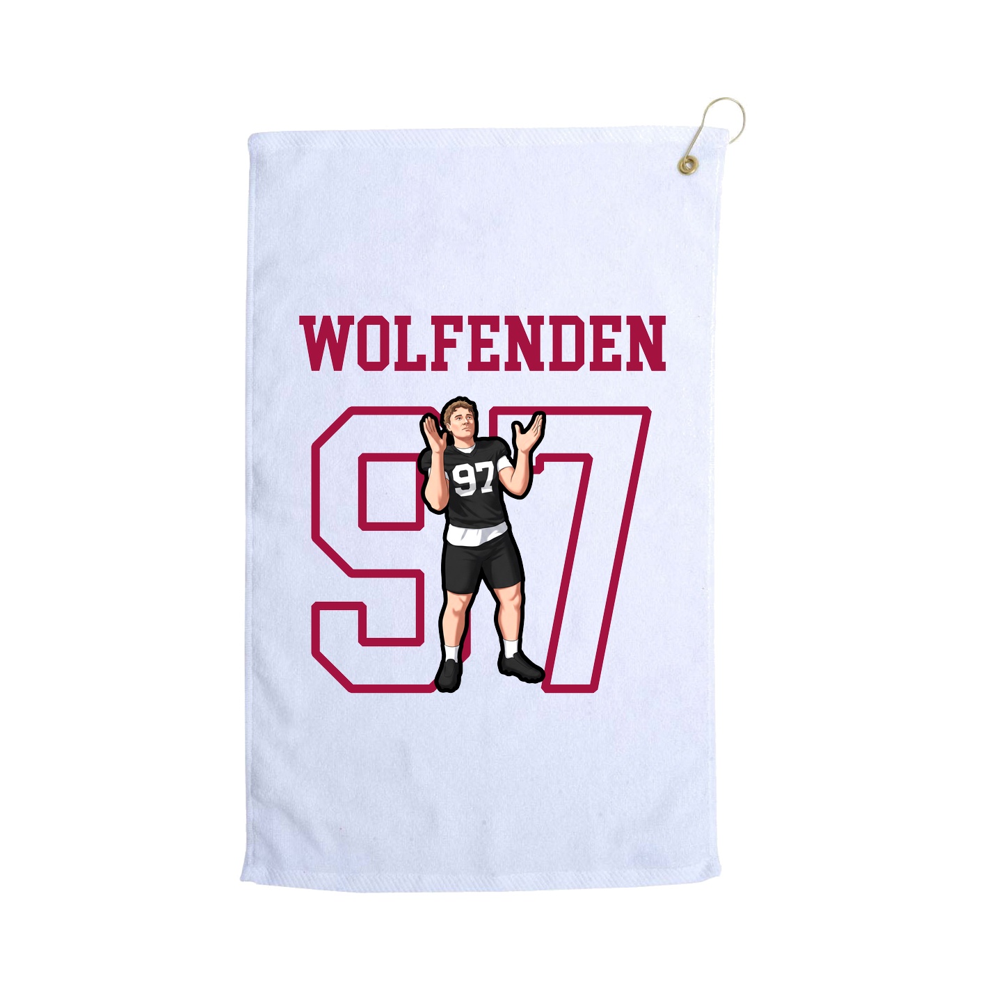 Golf Towel — Shirsey in White