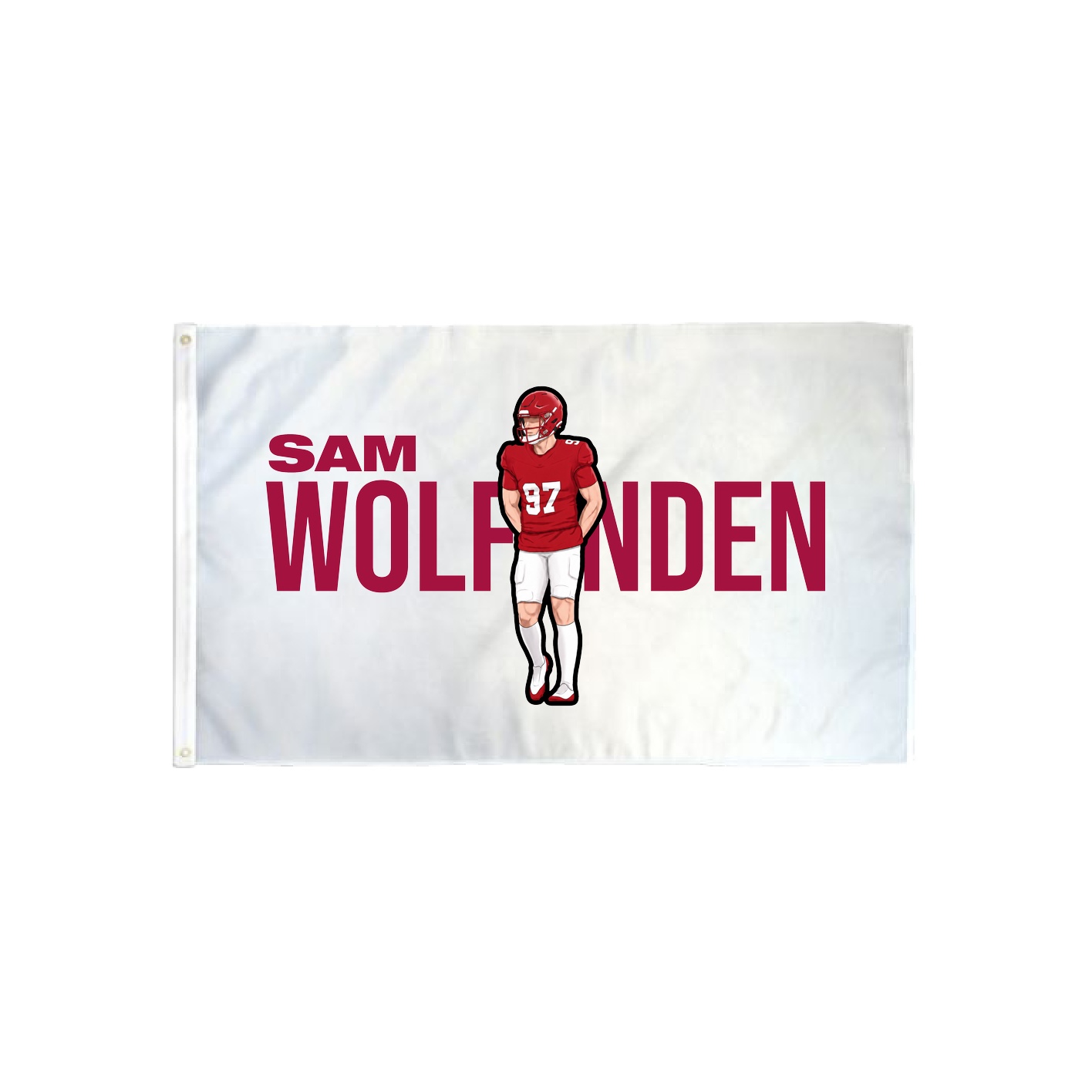 3x5 Flag — Player Name in Classic