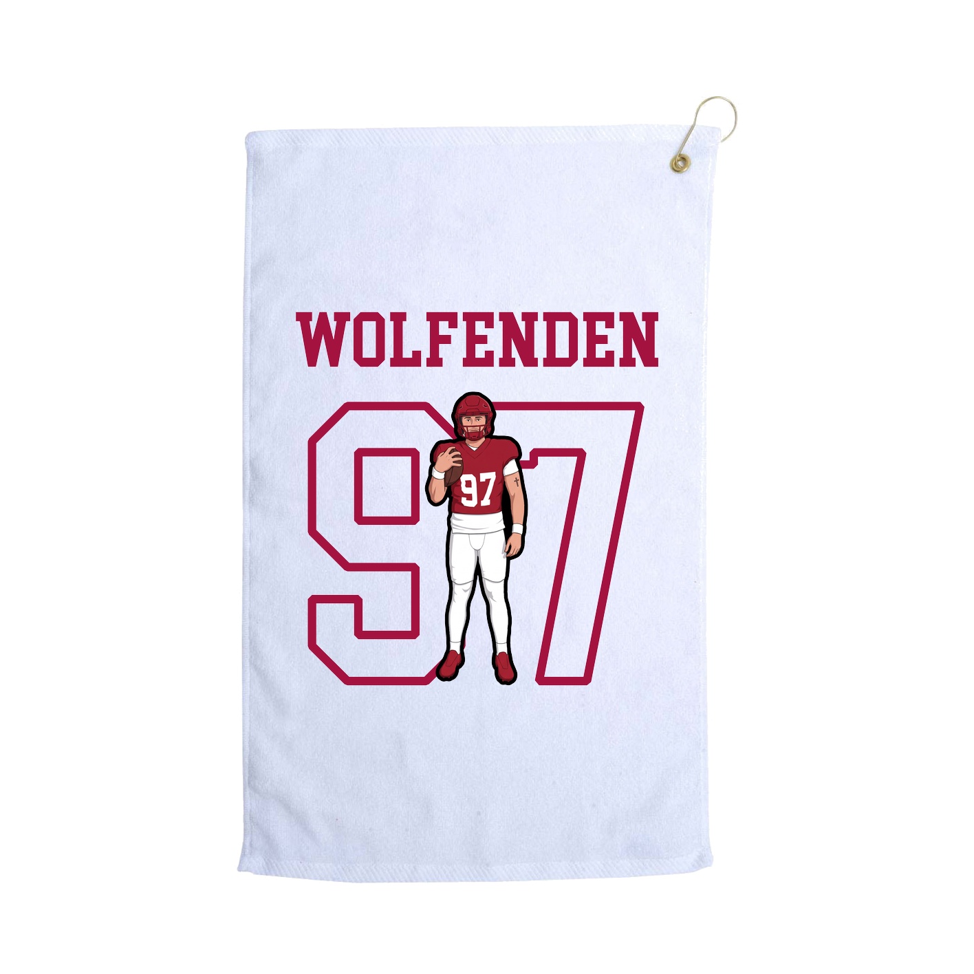 Golf Towel — Shirsey in White