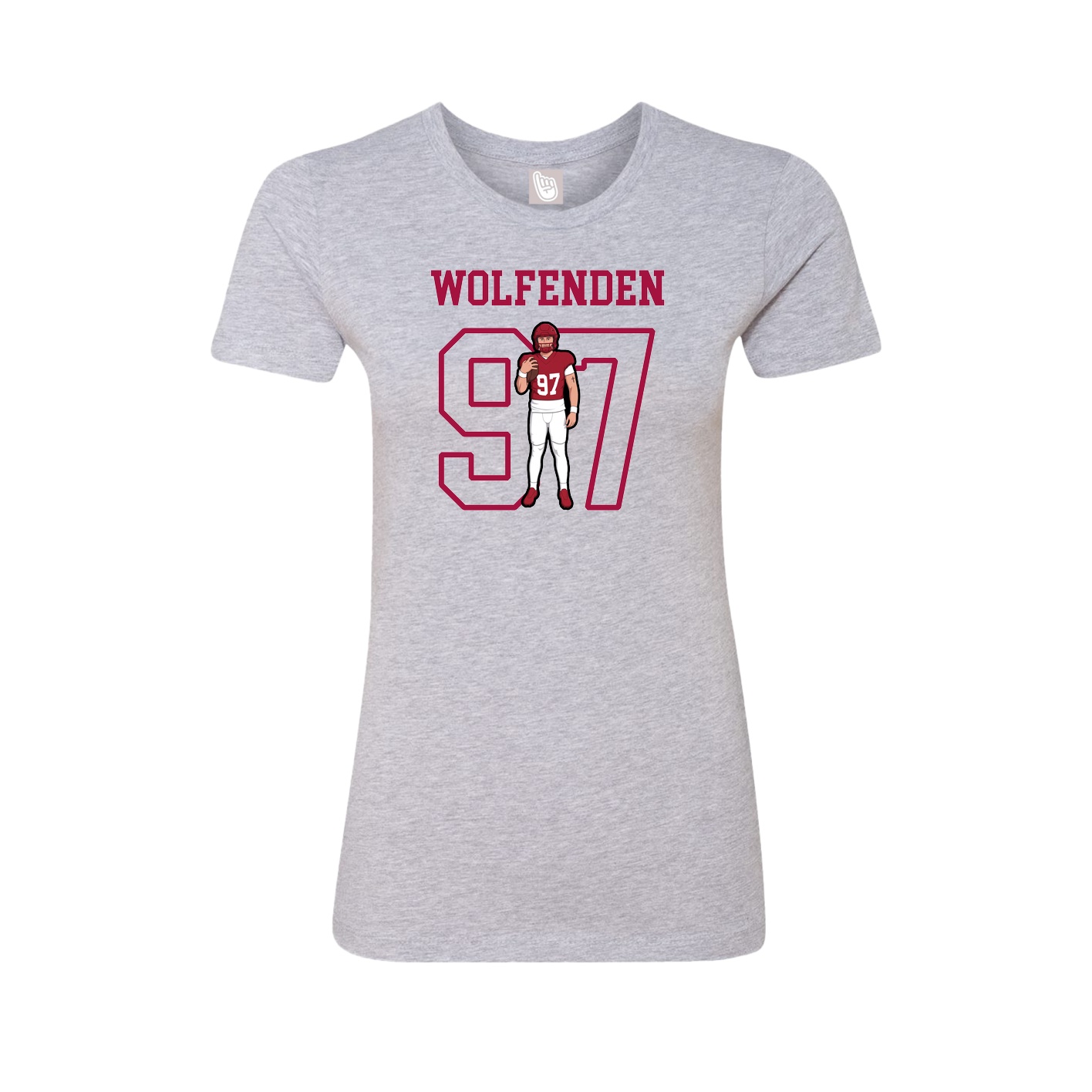 Fitted Women's Tee — Shirsey in Grey