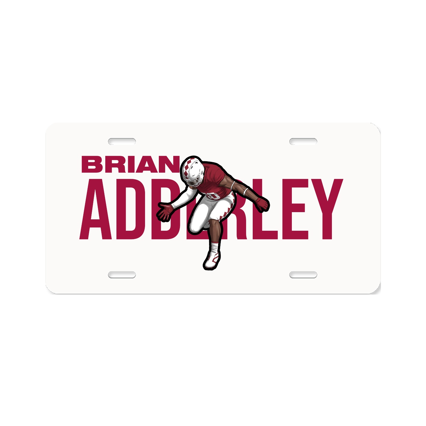 License Plate — Player Name in Classic