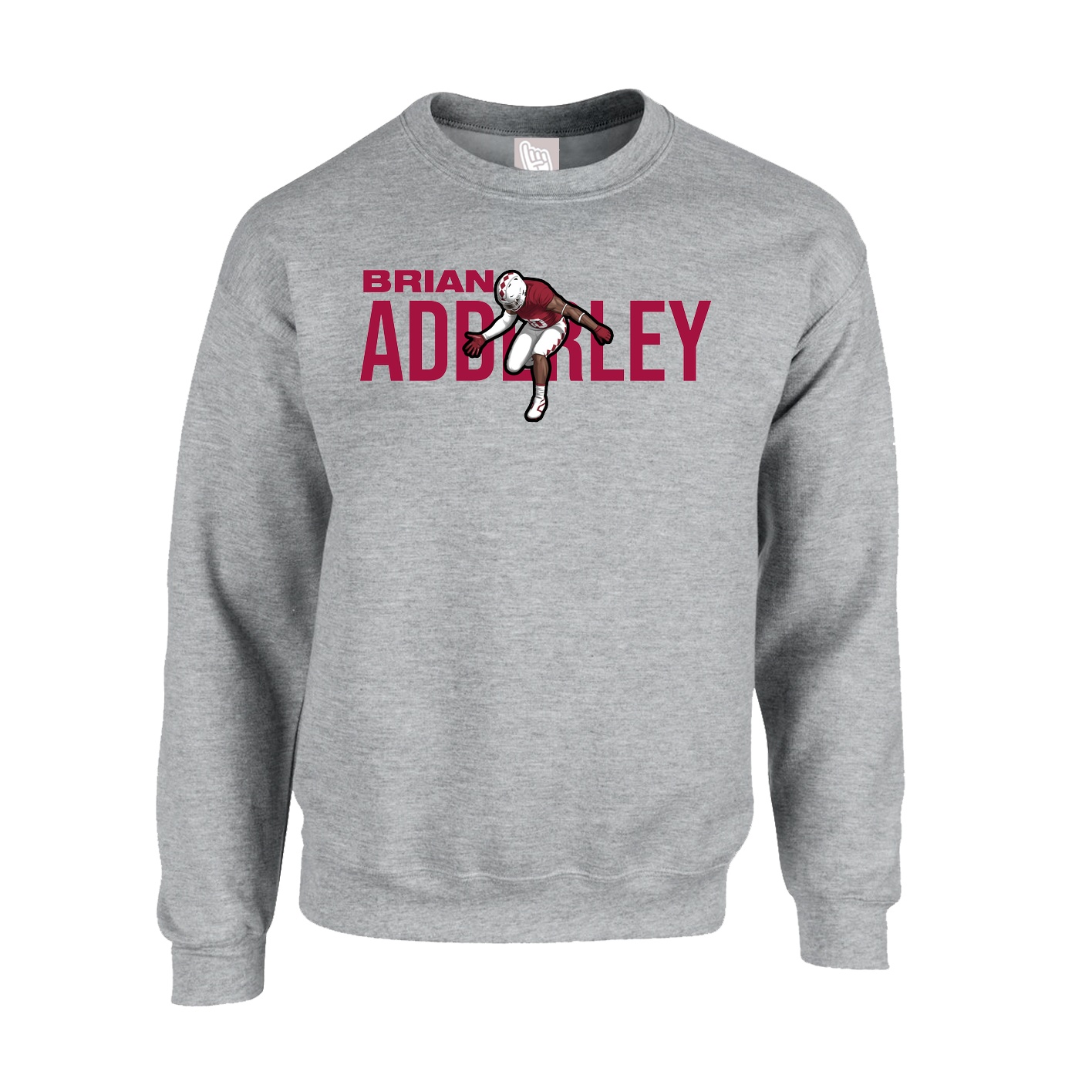 Fleece Crew — Player Name in Grey